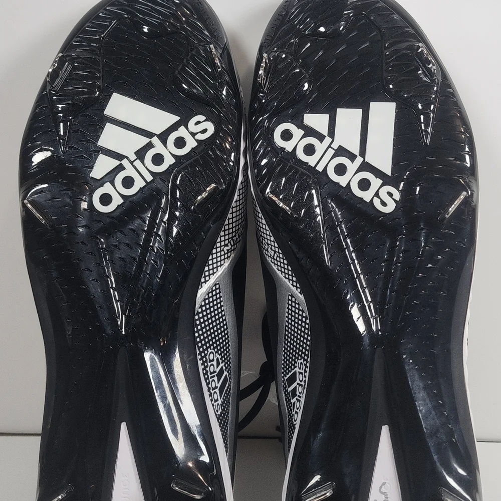 Adidas Men's‎ Black and White Athletic Shoes